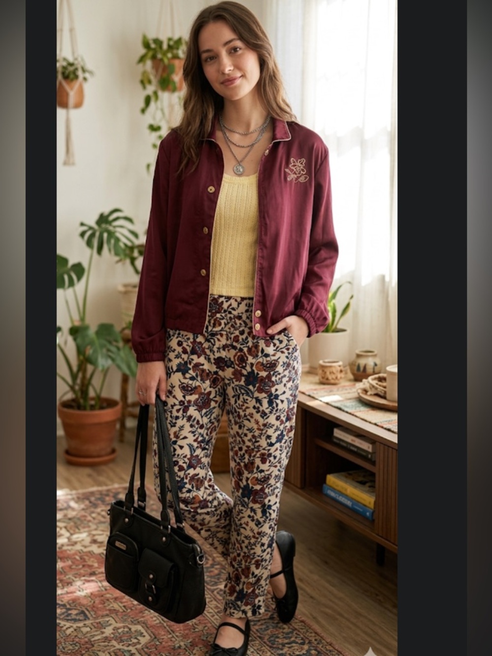 Topshop Multicolor Patterned Fabric